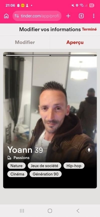 Yoann 39 ปี Savonnieres France