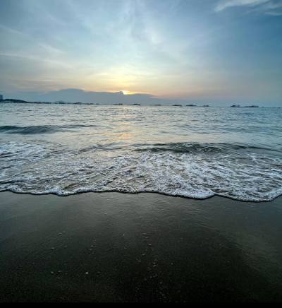 On the beach